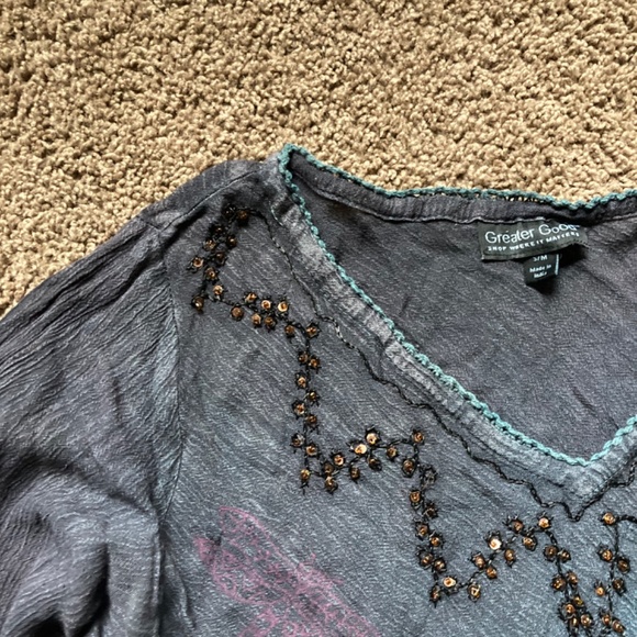 Greater Good Flowy Dragonfly Top - Picture 2 of 4